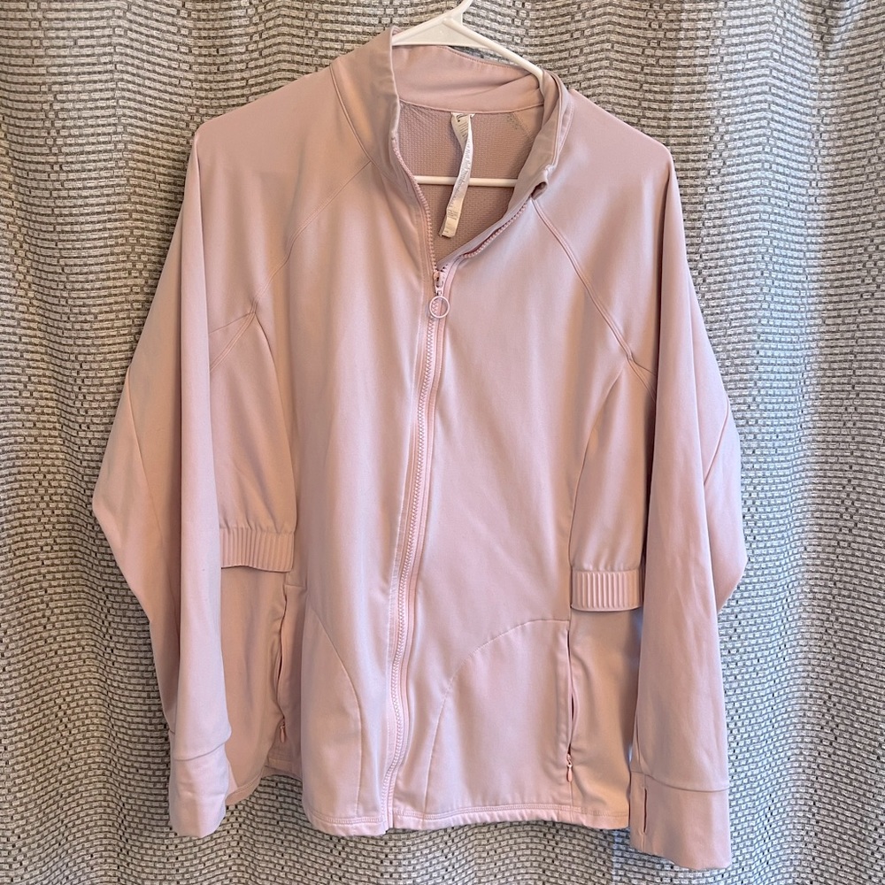 Fabletics athletic jacket with pockets - size 1X